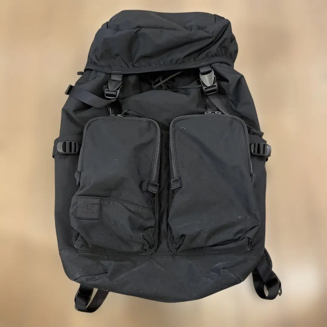 美品　ヘッドポーター　ブラックビューティー　リュック　タンカー　2層　式　旅行 マットな質感【HEAD PORTER/ヘッド ポーター】BLACK BEAUTY