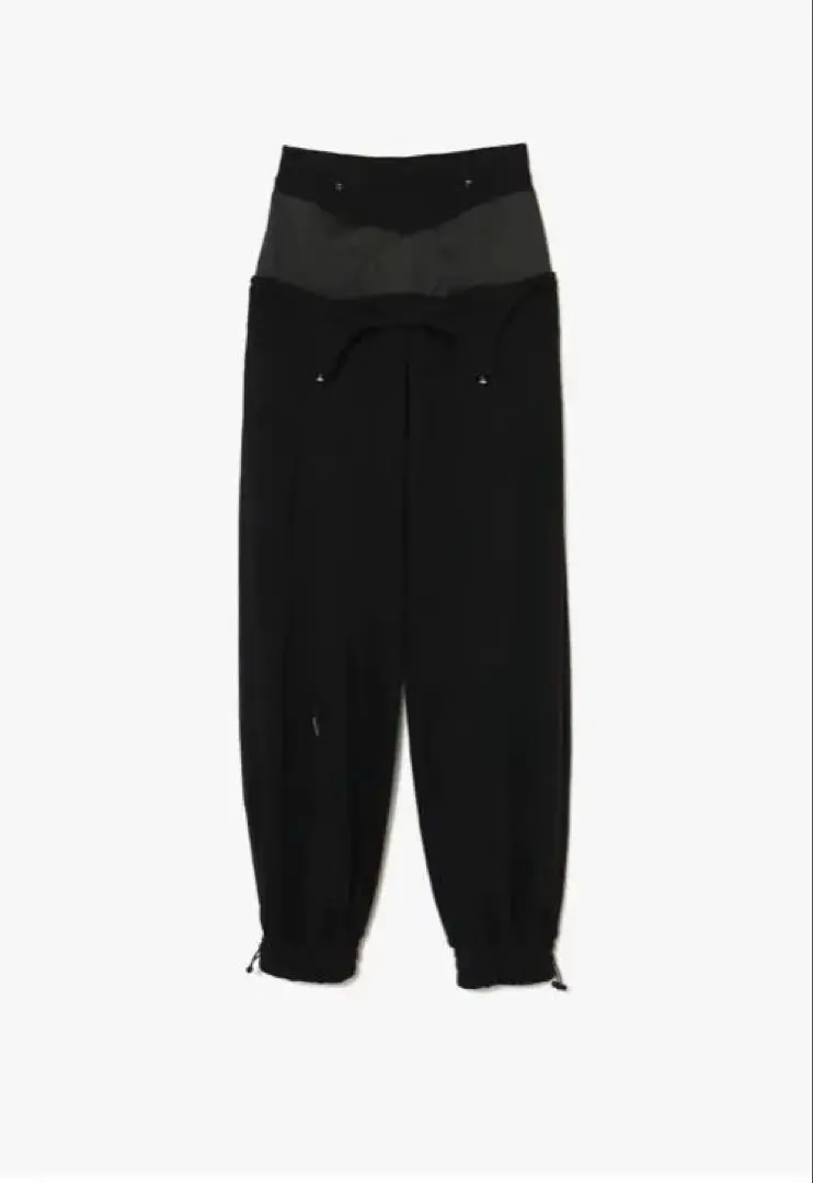 melt the lady tuck sweat pants【black】 2025年最新】MELT THE LADY ジョガーパンツ・スウェットパンツの