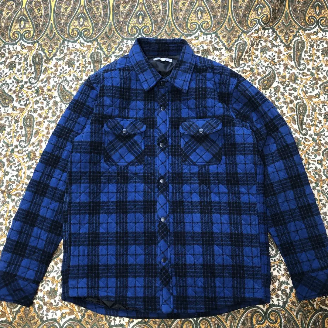Thumbnail of UNIQLO Uniqlo Flannel Jacket Quilted Padded American Casual y2k