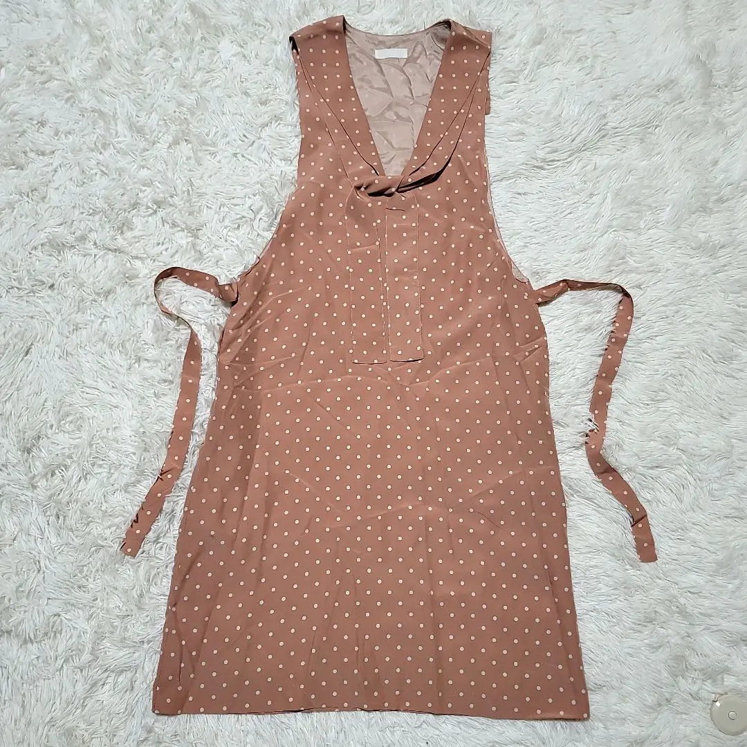 Thumbnail of PINK HOUSE Sailor Collar Sleeveless Dress with Bow Tie and Dots