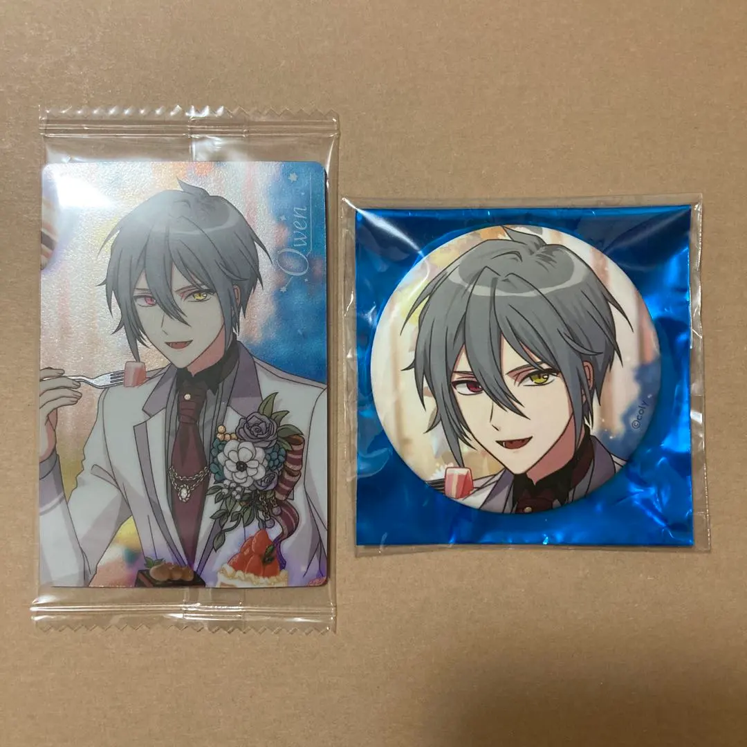 Thumbnail of Mahoutsukai no Yakusoku (MahoYaku) Wafer Card MM Can Badge Owen 2-Piece Set