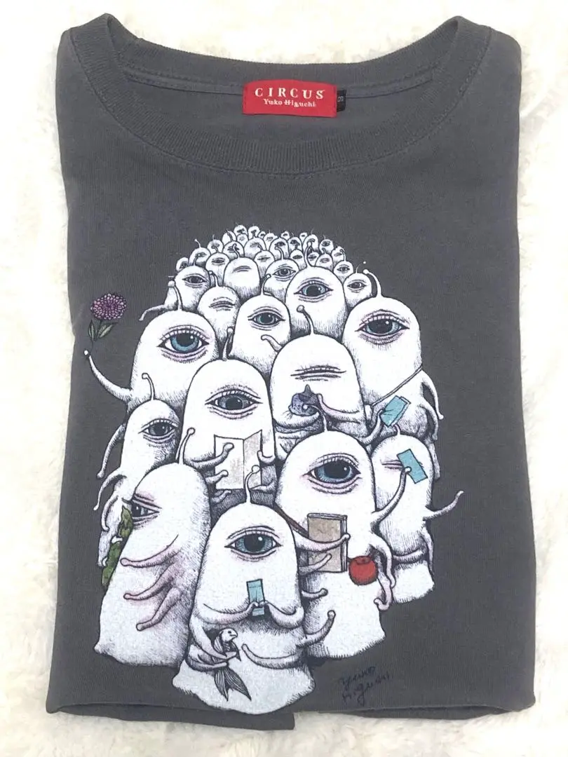 新品　ヒグチユウコ Ｔシャツ Lサイズ ひとつめちゃん CIRCUS サーカス展 Tシャツ CIRCUS巡業の旅 – ボリス雑貨店