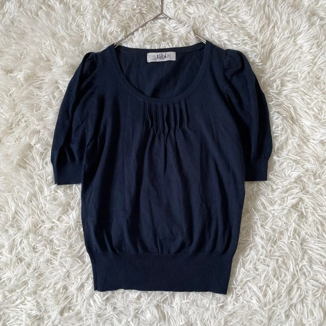tibi カシミヤ　ジップアップ　ニット　セーター Deuxieme Classe ニット セーター *「Tibi/ティビ」RIBBED ZIPUP