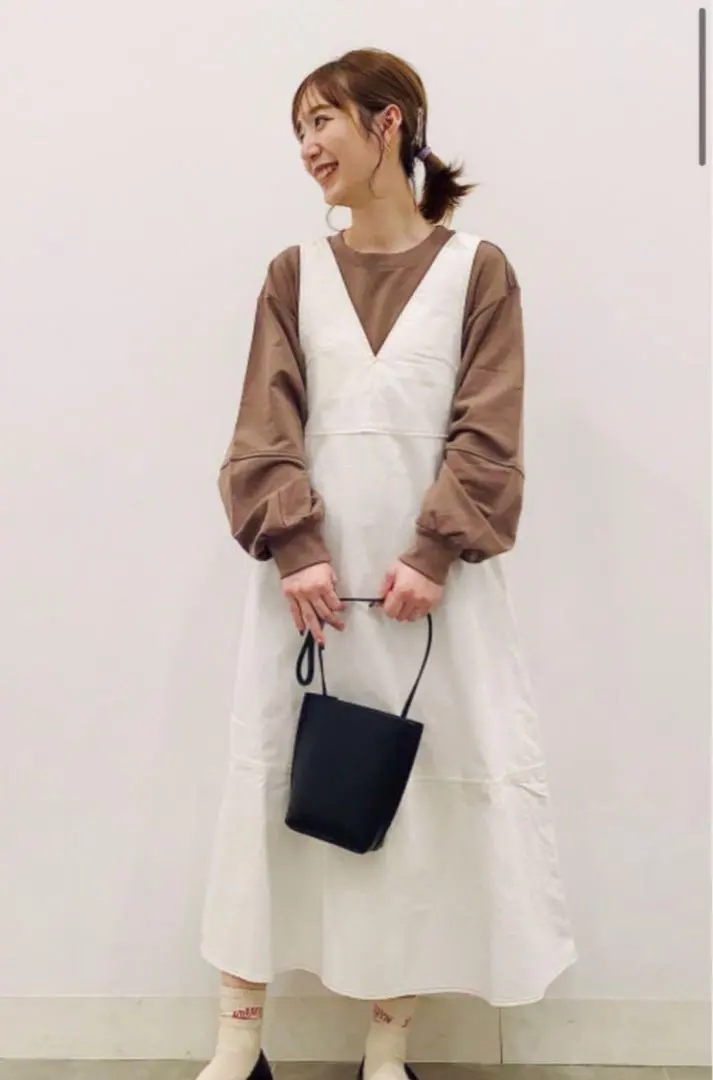 Thumbnail of GU denim jumper dress