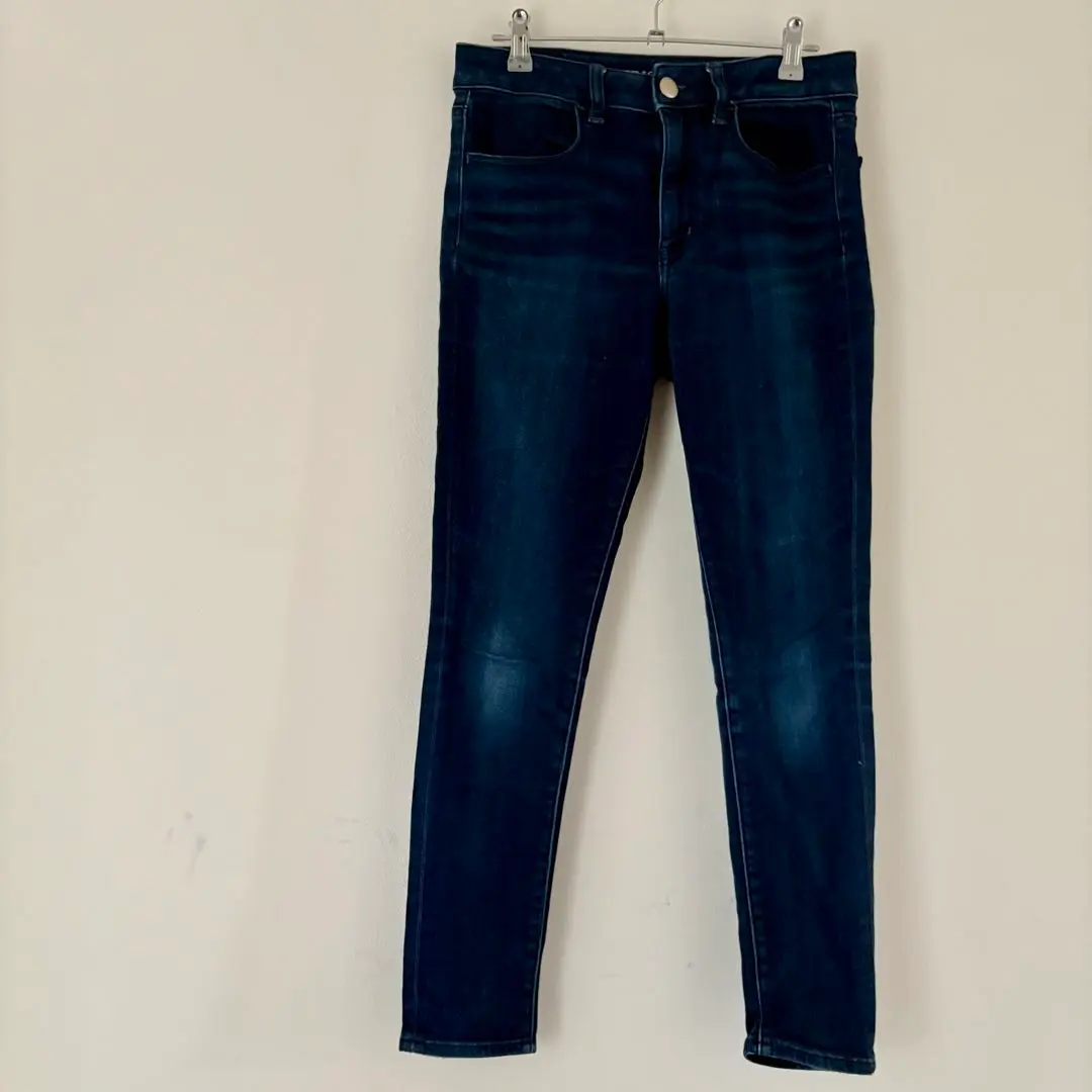 Thumbnail of AMERICAN EAGLE OUTFITTERS Blue High-Waisted Skinny Jeans