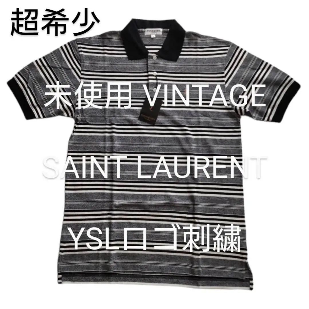 未使用 イヴサンローラン ビンテージ 90s 総柄 ポロシャツ YSL 楽天市場】イブサンローラン ポロシャツ（メンズファッション