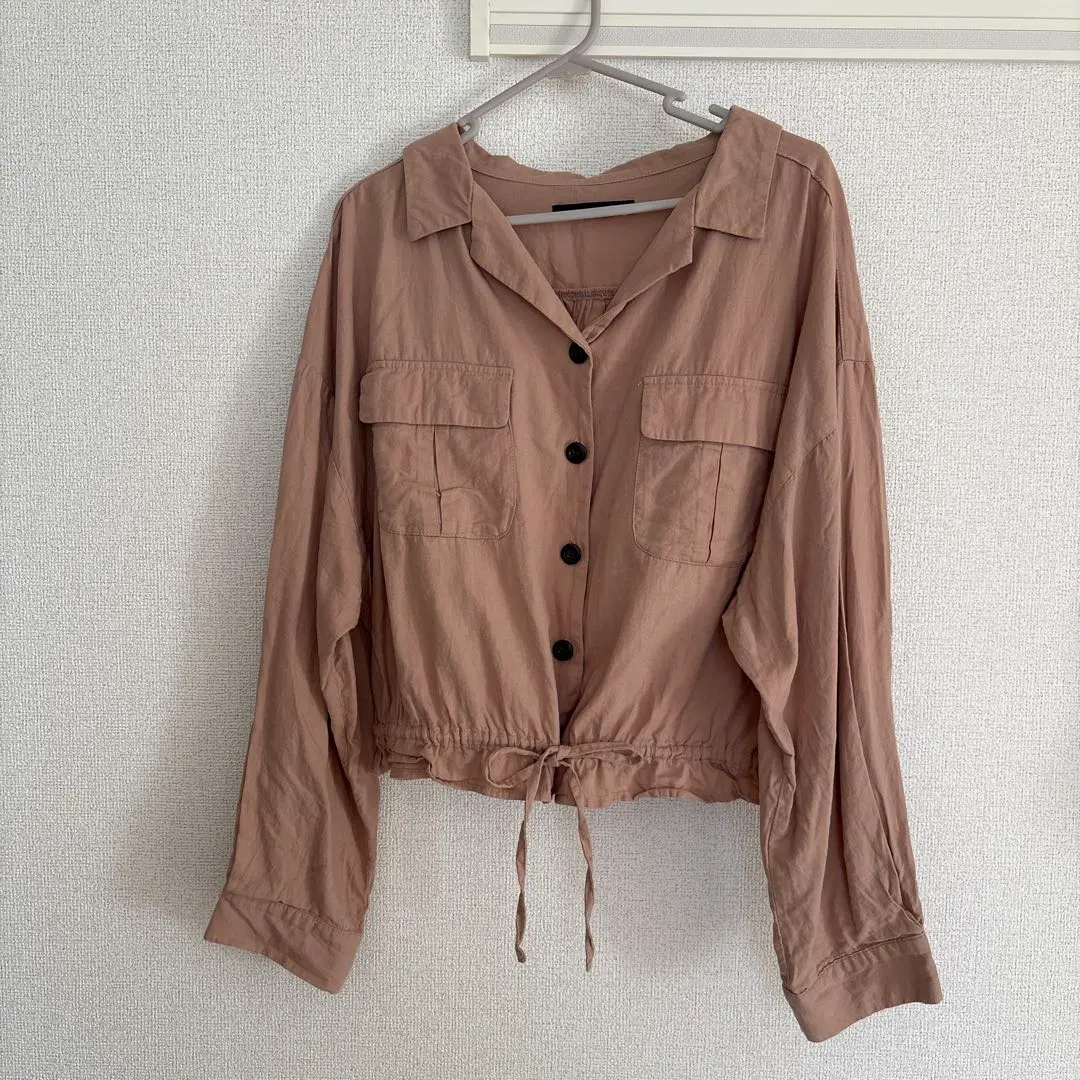 Thumbnail of Heather open-collar shirt, pink