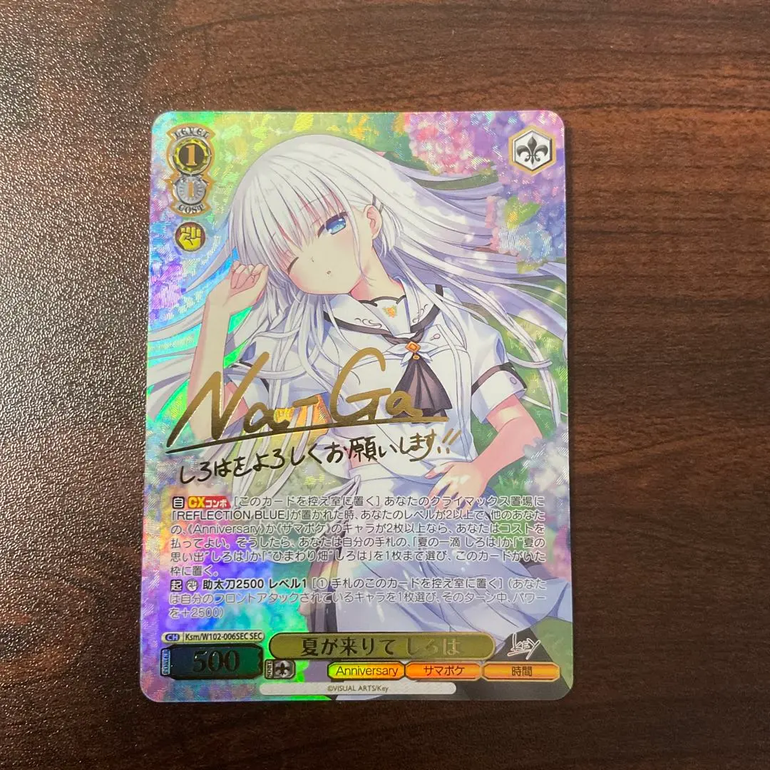 ヴァイス SummerPockets 夏が来りて しろは sec PSA10 ヴァイス SummerPockets 夏が来りて しろは sec PSA10 - メルカリ