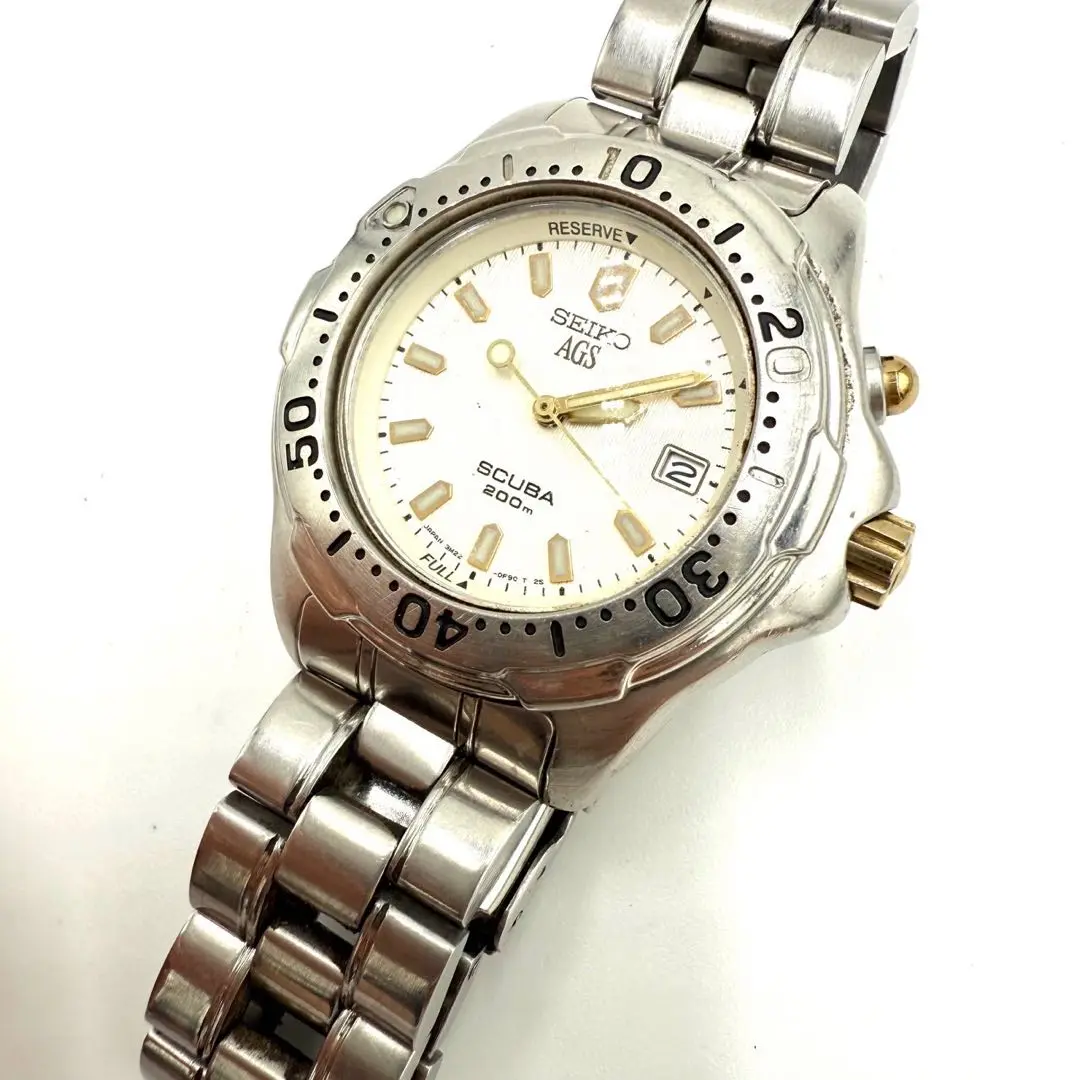 Yahoo!オークション - SEIKO セイコー SCUBA AGS チタン