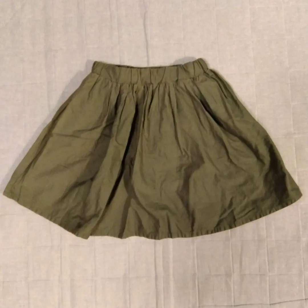Thumbnail of ☆BREEZE Flare Skirt Khaki 120cm☆