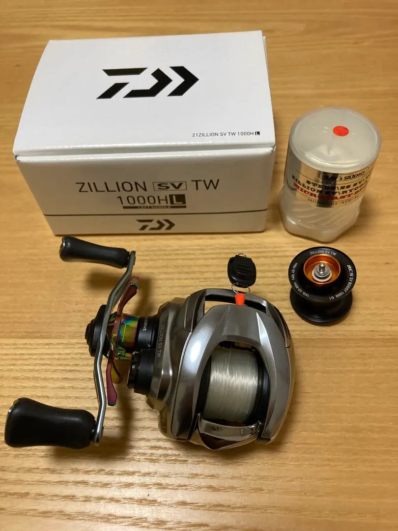 【美品】ダイワ　21ジリオンSVTW1000XHL（左ハンドル） ダイワ】21ジリオン SV TW用 ハンドルノブベアリング