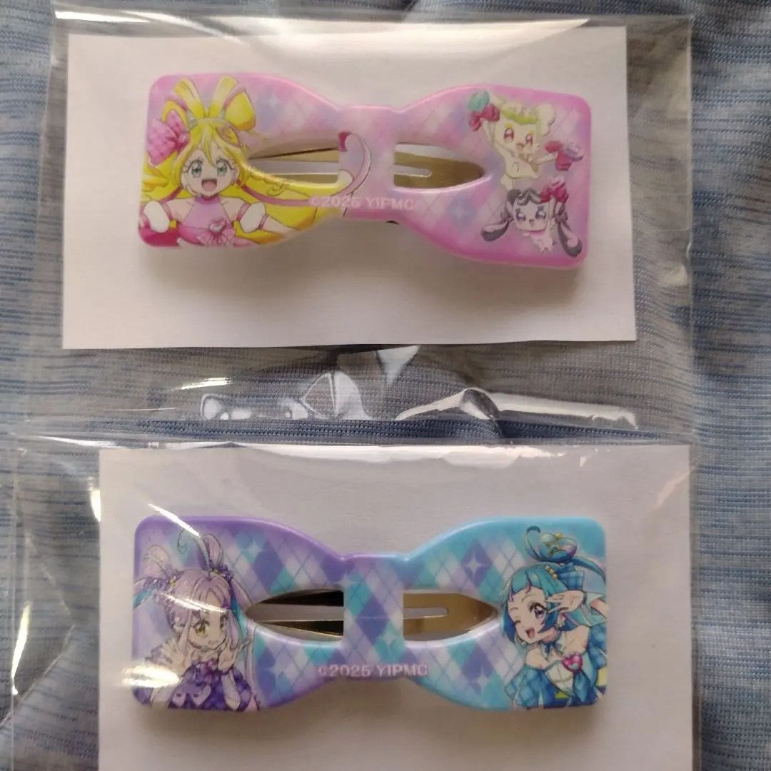 Thumbnail of Movie: Kimi to Idol Precure Advance Ticket Bonus: Kirakkiranran♪ Ribbon Clip Set