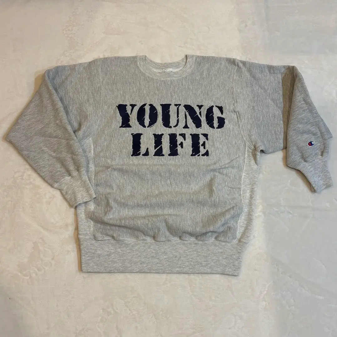 POST JUNK / 80's CHAMPION “YOUNG LIFE” Reverse Weave Made In