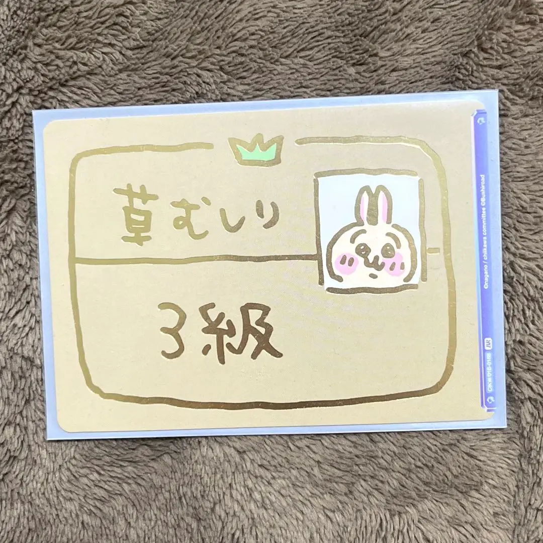 PSA10】2連番 草むしり検定 3級 5級 BR ちいかわ うさぎ