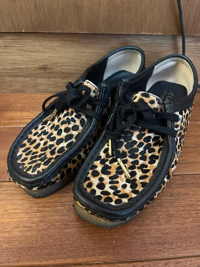 Clarks wallabeeヒョウ柄 ローファー　レオパード　ワラビー clarks/WALLABEE】レオパード柄、可愛すぎるワラビー入荷です