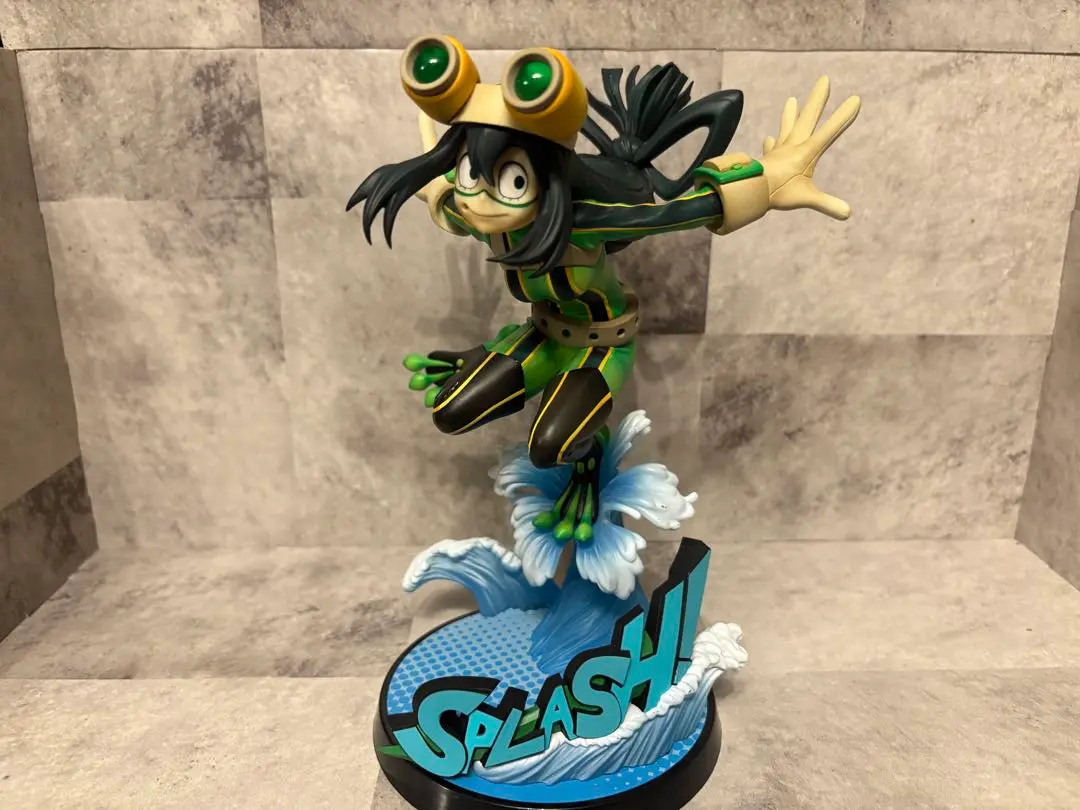 【開封品／アクスタ2種付】蛙吹梅雨 Ver.2Pカラー ベルファイン フィギュア 僕のヒーローアカデミア』 蛙吹梅雨 ヒーロースーツVer. 2P