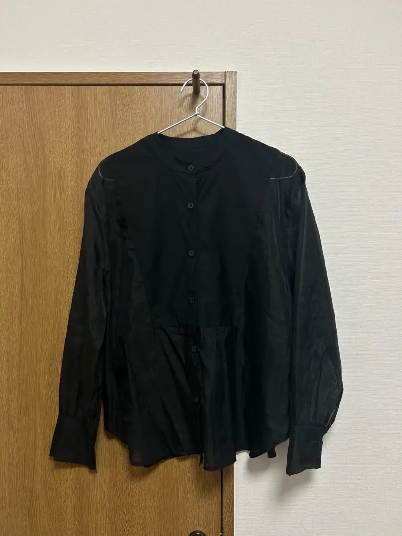 Thumbnail of Black see-through top