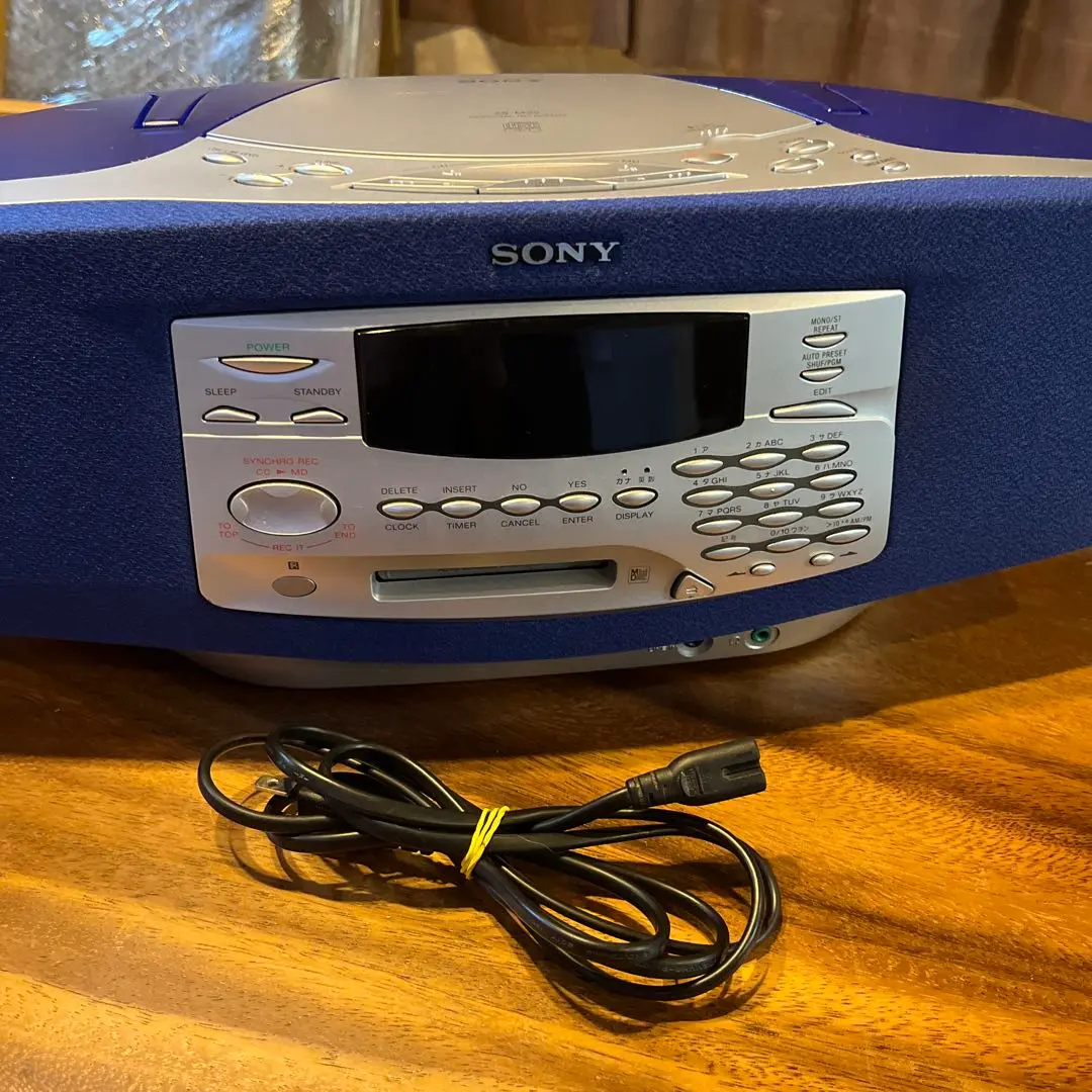 Amazon.co.jp: SONY ソニー ZS-M35 ブルー パーソナルMDシステム