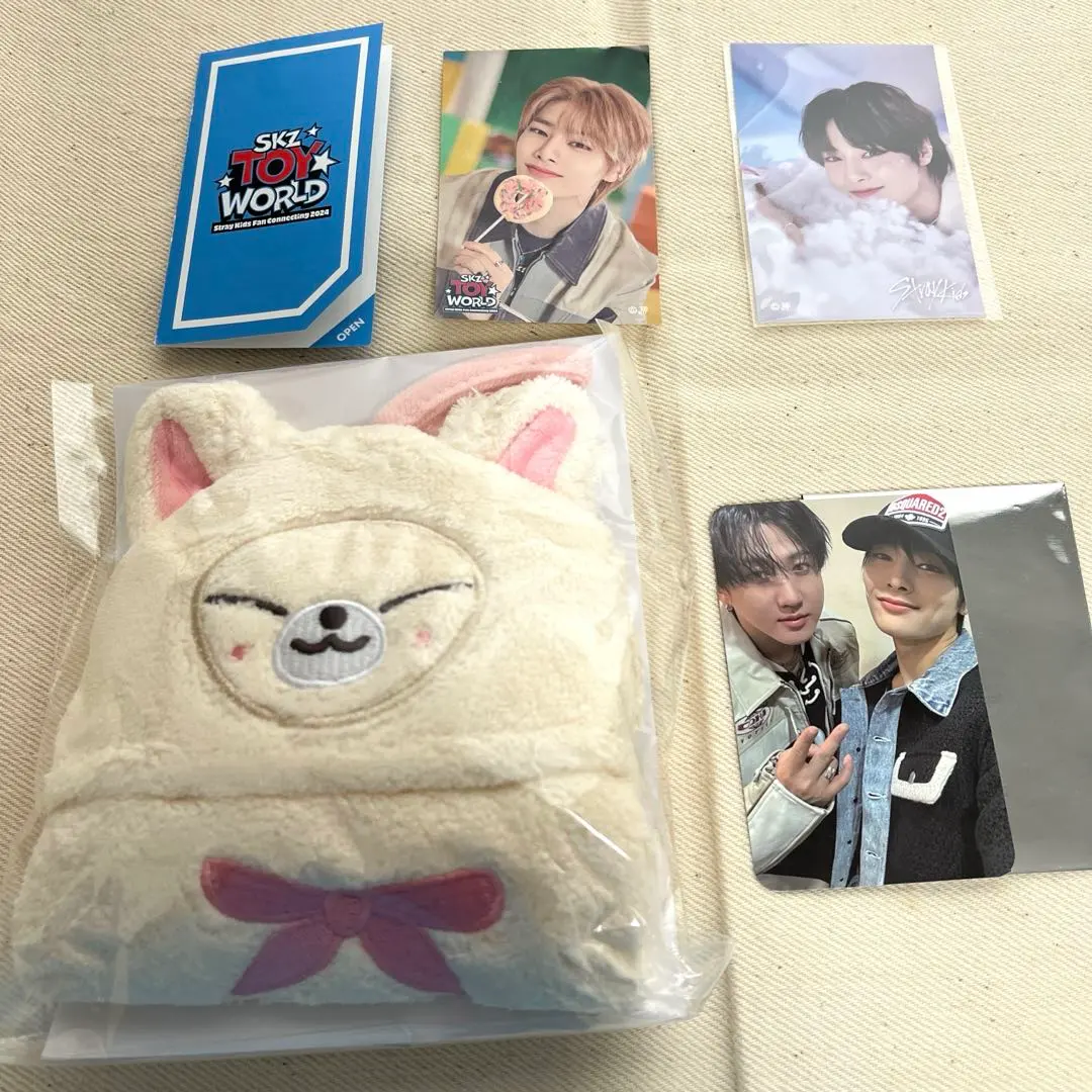 Straykids Ecopa FC 抽獎 I.N D獎 循環毛巾 小卡 的縮圖