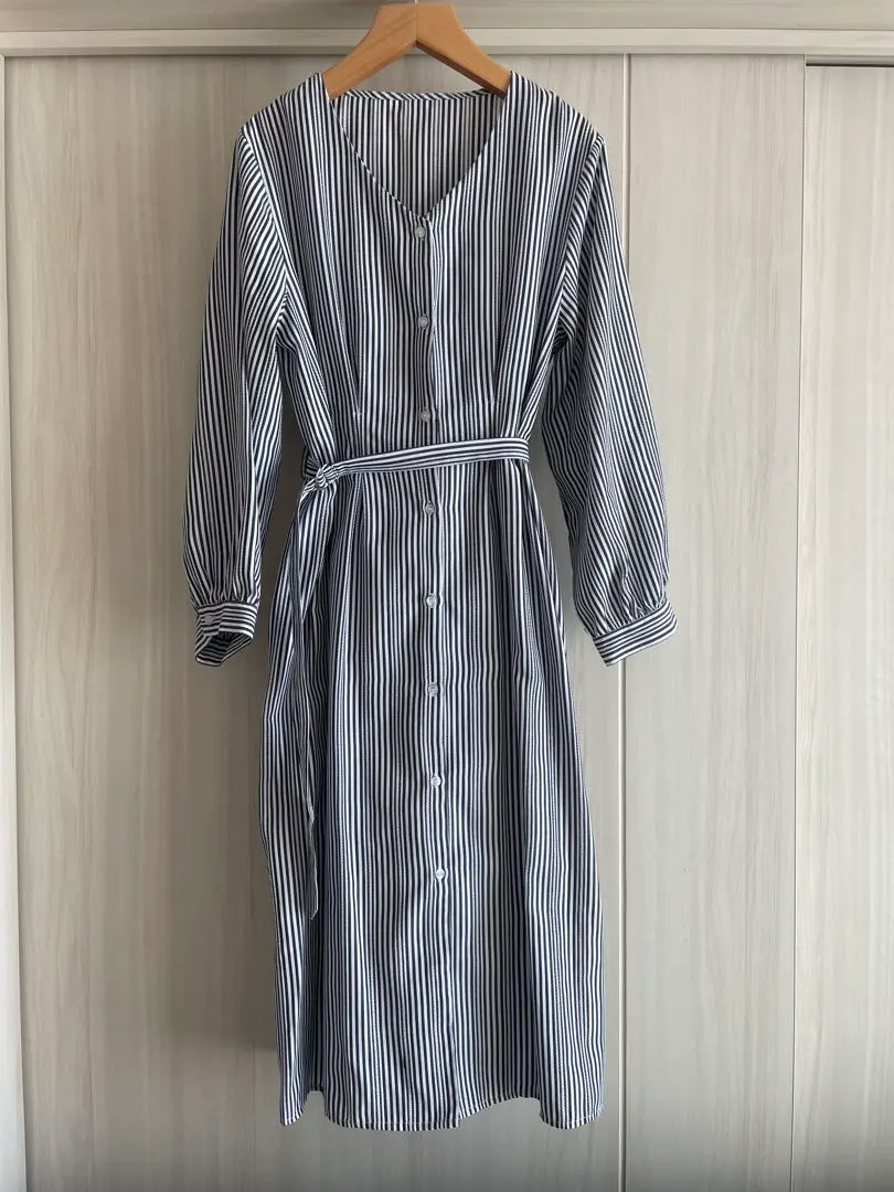 Thumbnail of Vis × Maker's Shirt Kamakura Collaboration Shirt Dress - Gray