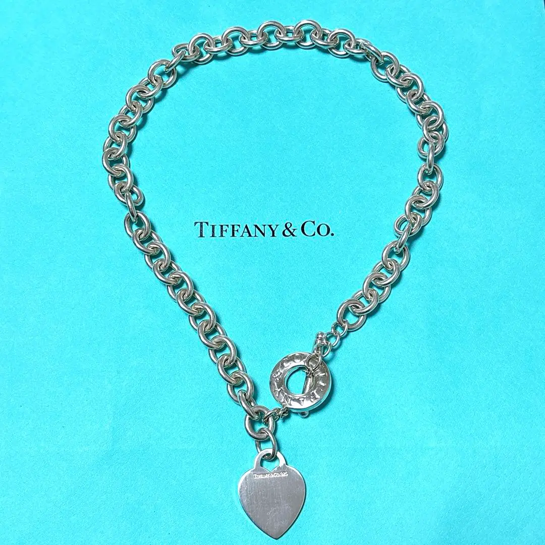 Tiffany & Co. ハートタグ トグルネックレス SV925 リターン トゥ ティファニー™ チェーンネックレス スターリング