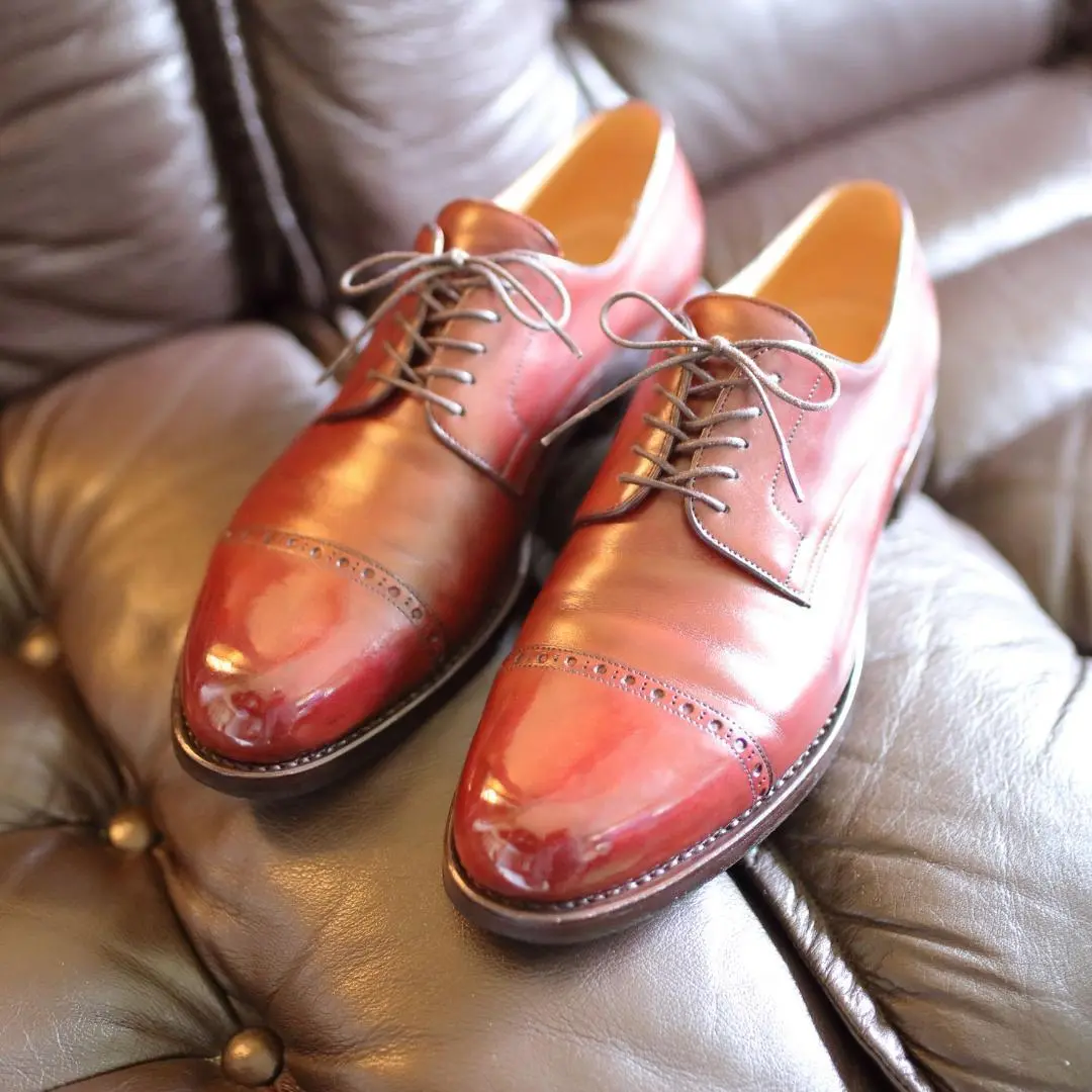 ALDEN BEAMS別注 56201 コードバン キャップトゥ 8D USA製 ALDEN BEAMS別注 56201 コードバン キャップトゥ 8D USA製