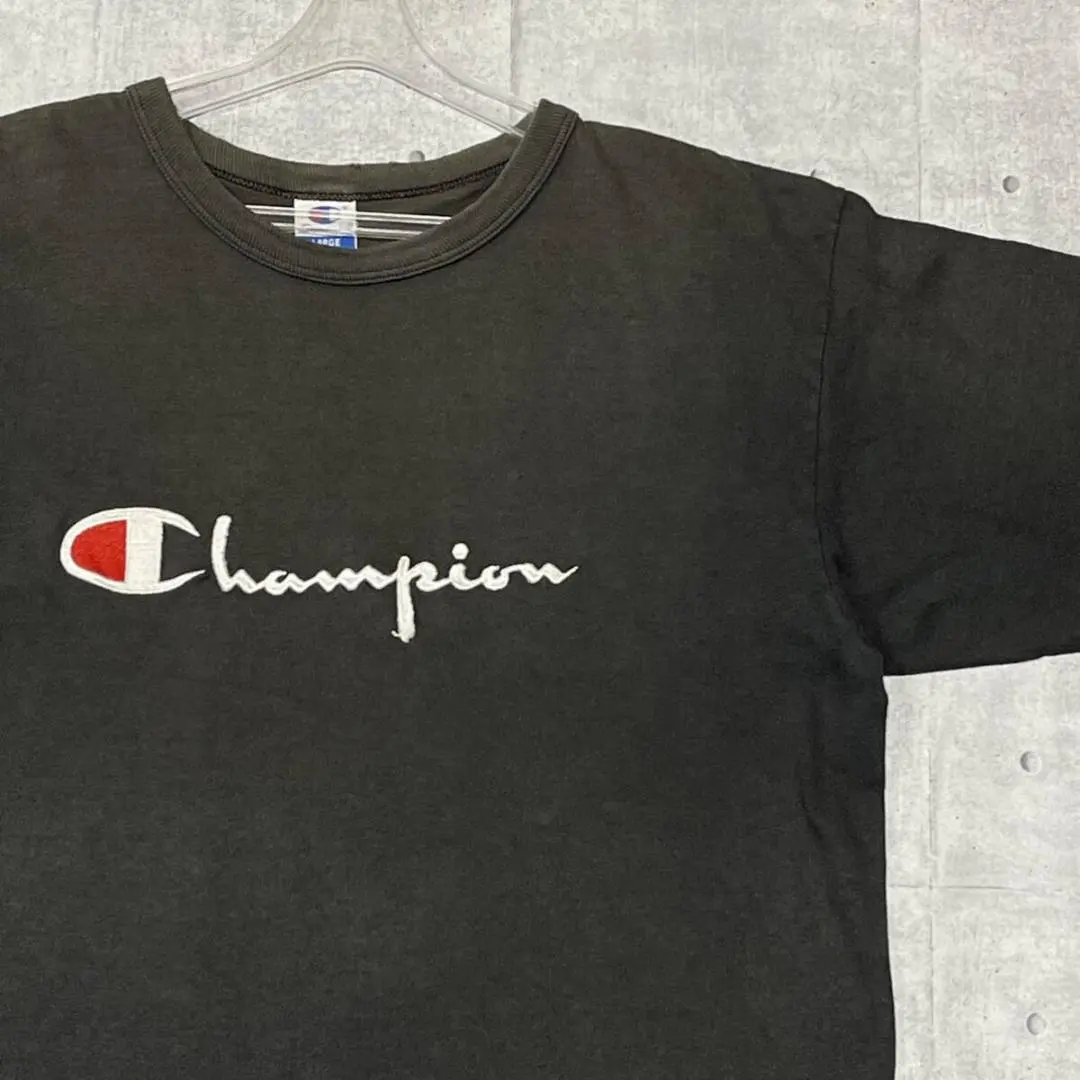 Thumbnail of 90s USA Made Champion Embroidered Big Logo T-shirt Champion
