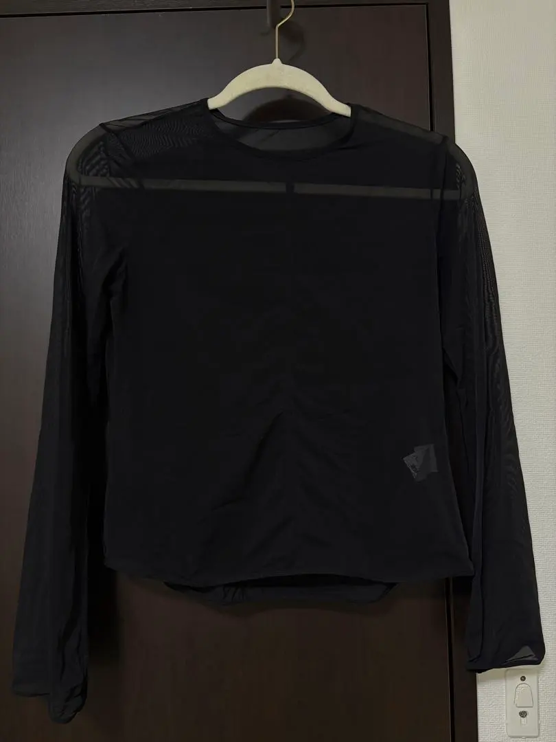 Thumbnail of mame kurogouchi × UNIQLO Black Long Sleeve Top