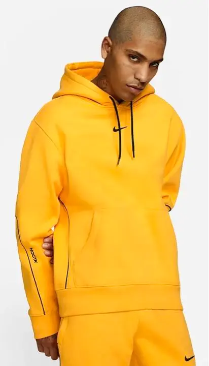 Nike NOCTA スウェット セットアップ ブラック/イエロー M Nike x Drake NOCTA スウェット イエロー セットアップ 関送込
