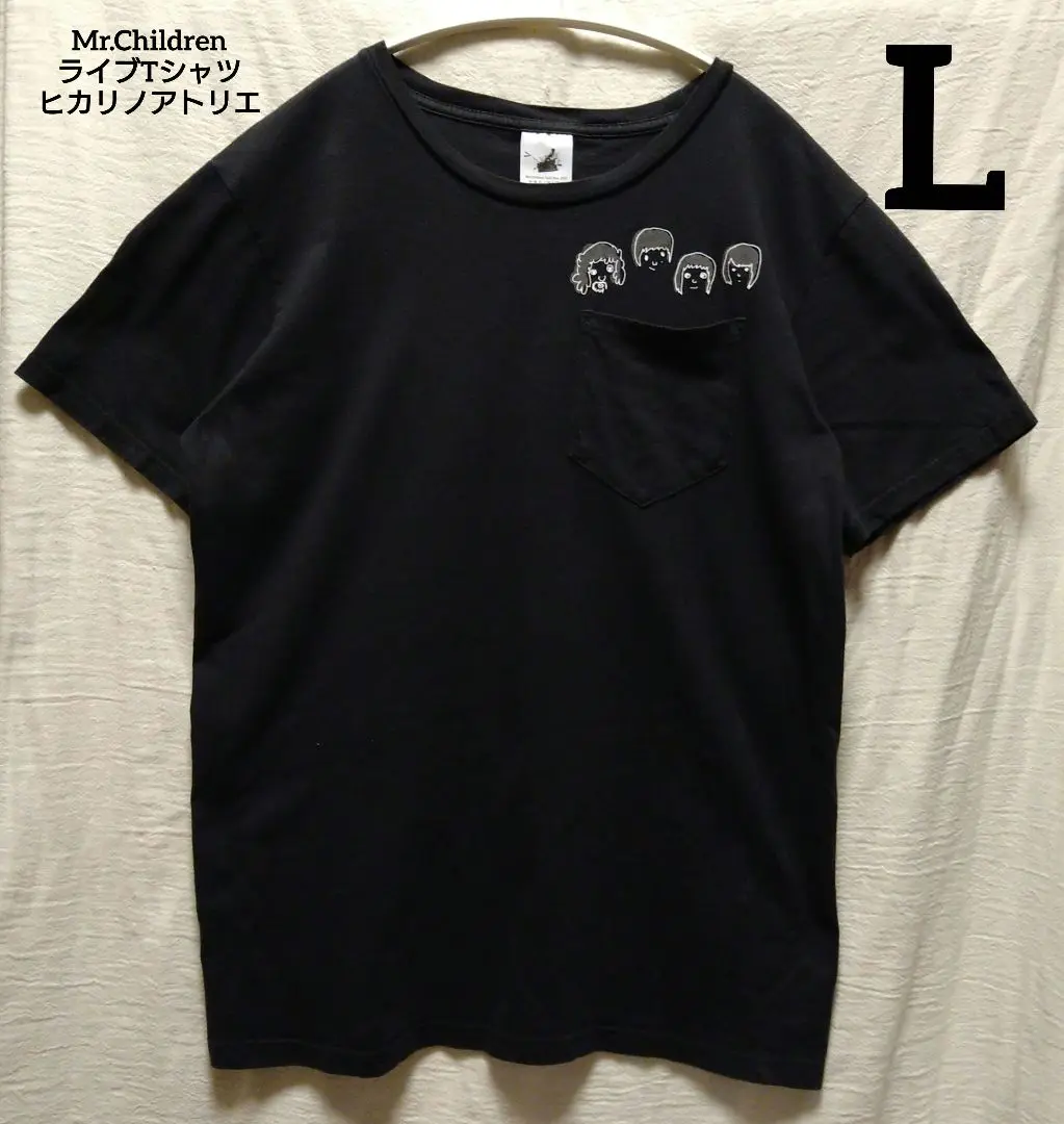 【希少Lサイズ】【Mr.Children】ヒカリノアトリエ【ブラック】Tシャツ 希少Lサイズ】【Mr.Children】ヒカリノアトリエ【ブラック】T