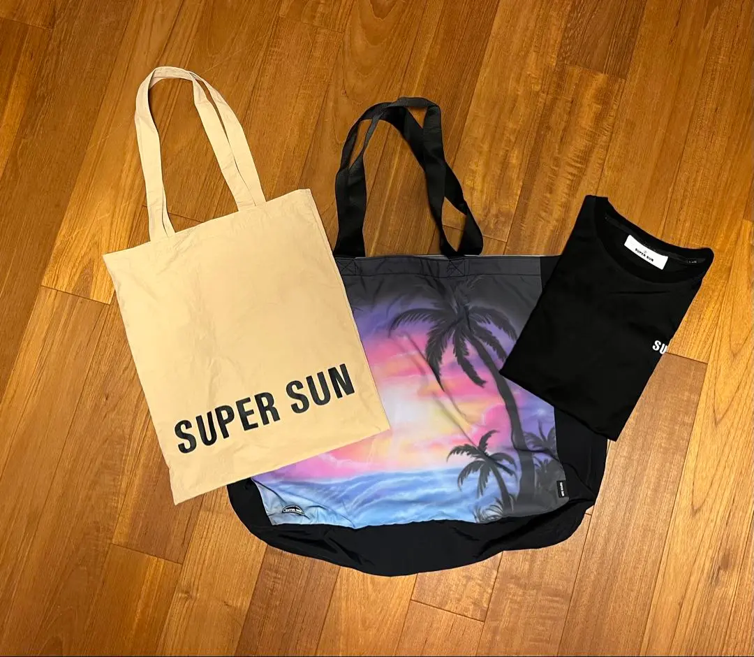 SUPER SUN トートバッグ スーパーサンショッピングトートバッグ – SUPER SUN