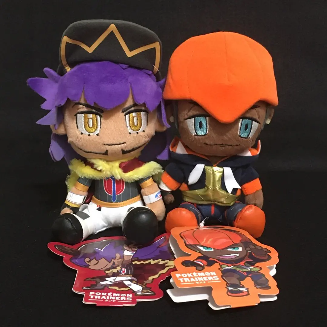 ポケモン　トレーナーズマスコット　ダンデ　キバナ ポケモントレーナーズ マスコット ダンデ キバナ 服違い 2個