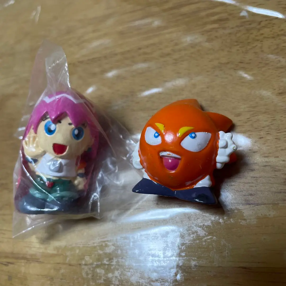 ボボボーボ・ボーボボ　指人形2点　キーチェーン１点　魚雷ガール　ソフトン　未使用 ボボボーボ・ボーボボ 指人形2点 キーチェーン1点 魚雷ガール