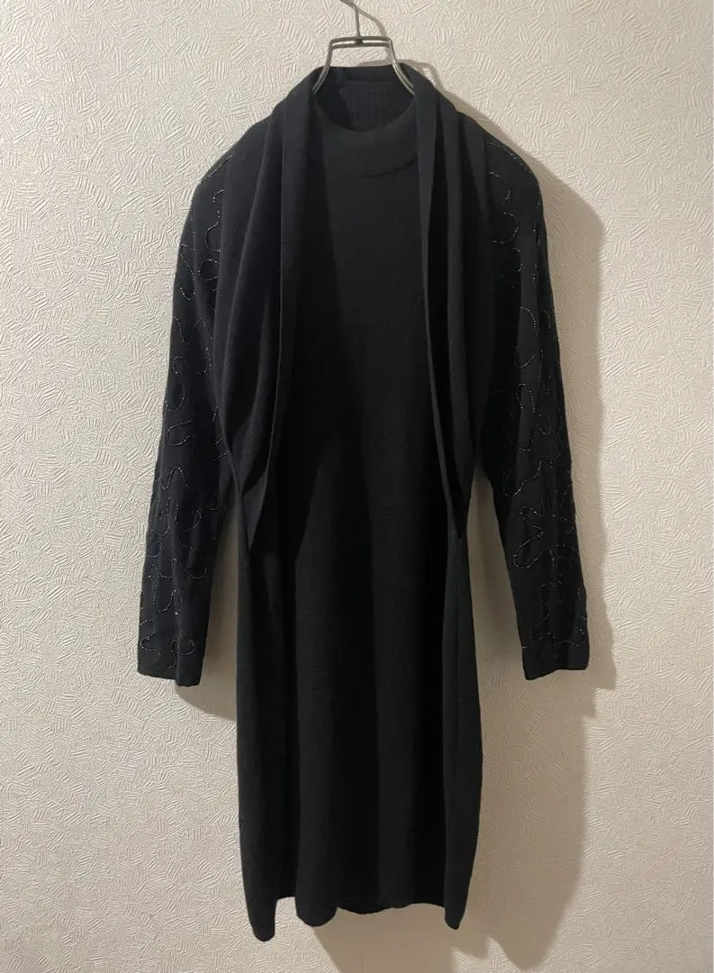 Christian Dior カシミヤ モヘア ニットロングワンピース
