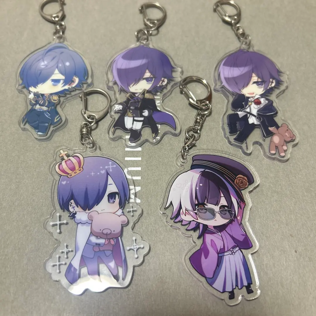 Thumbnail of Yukimura-san Acrylic Keyring 5-Piece Set (with Bonus)