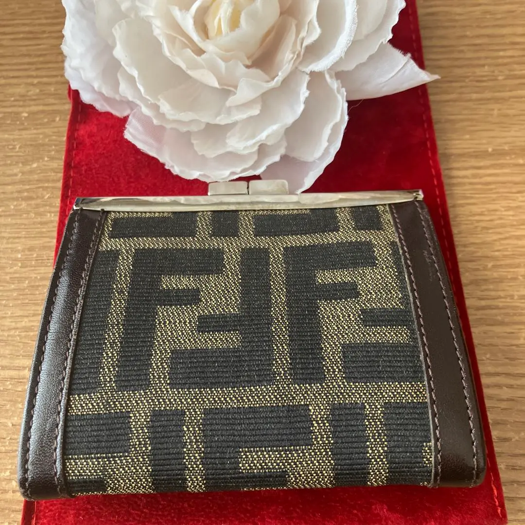 【美品】◉フェンディ◉ 本クロコ / ブラウン / コンパクト / コインケース 2025年最新】Fendi カラー：ブラウン系 コインケース・小銭入れ