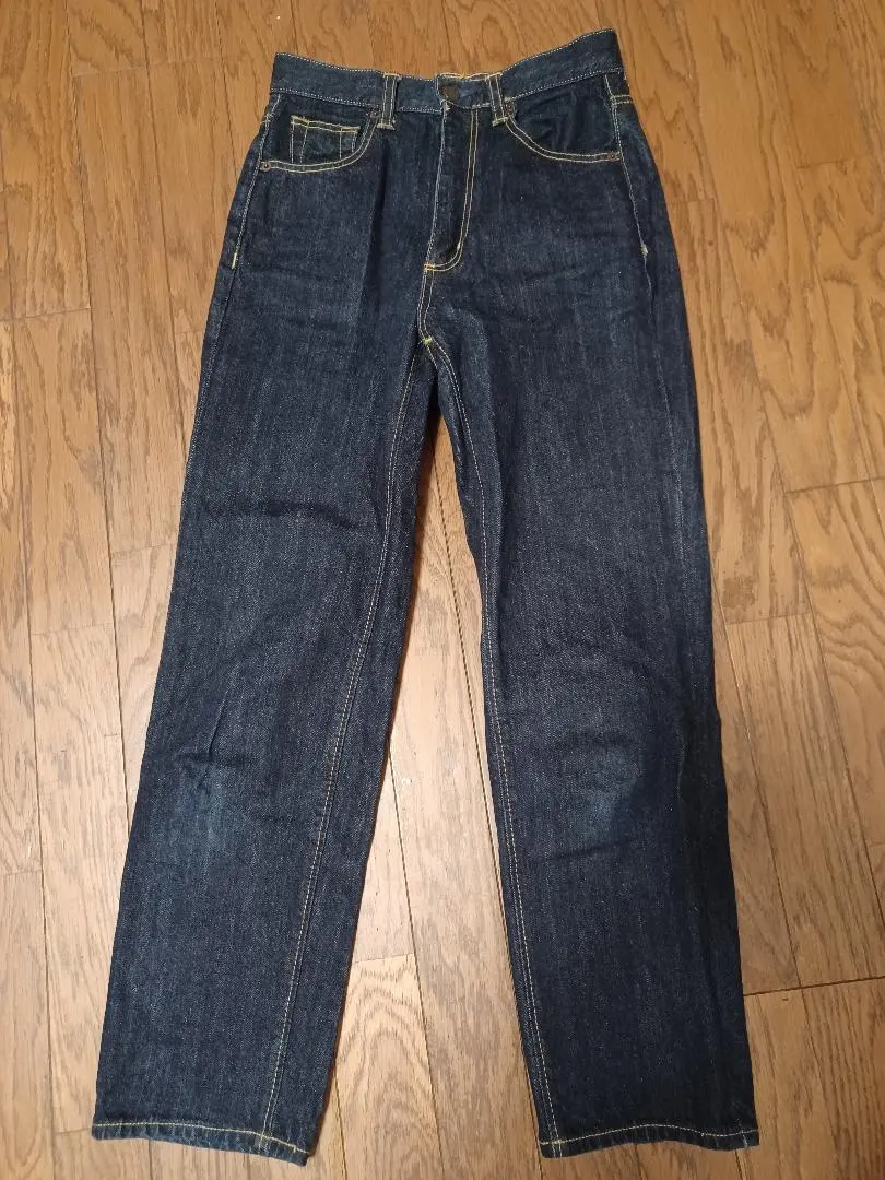 Thumbnail of GU High Waist Straight Jeans S NAVY 316847