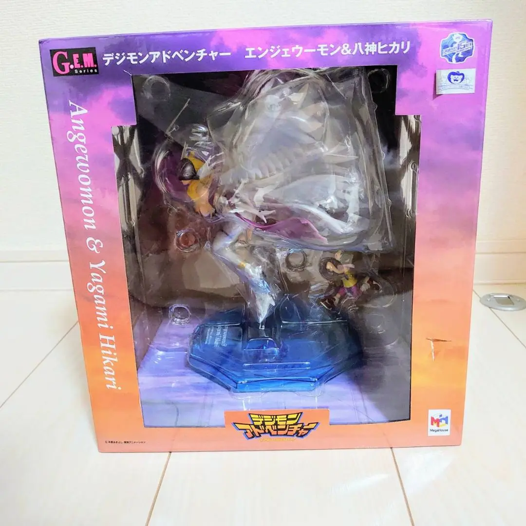 MegaHouse - エンジェウーモン&amp;八神ヒカリ Amazon | G.E.M.シリーズ デジモンアドベンチャー