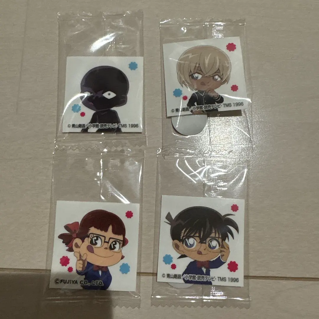 Thumbnail of Detective Conan Fujiya Milky Transparent Stickers: Conan, Peko-chan, Amuro, Culprit
