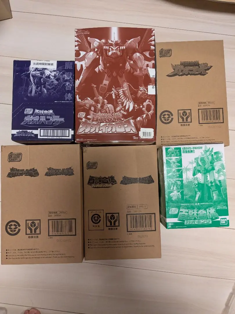 【専用】ガオキング、マッスルストライカー、ガオハンター、ガオイカロス、ガオゴッド 人生に玩具あり（旧） 【ガオレンジャー・パワーアニマル