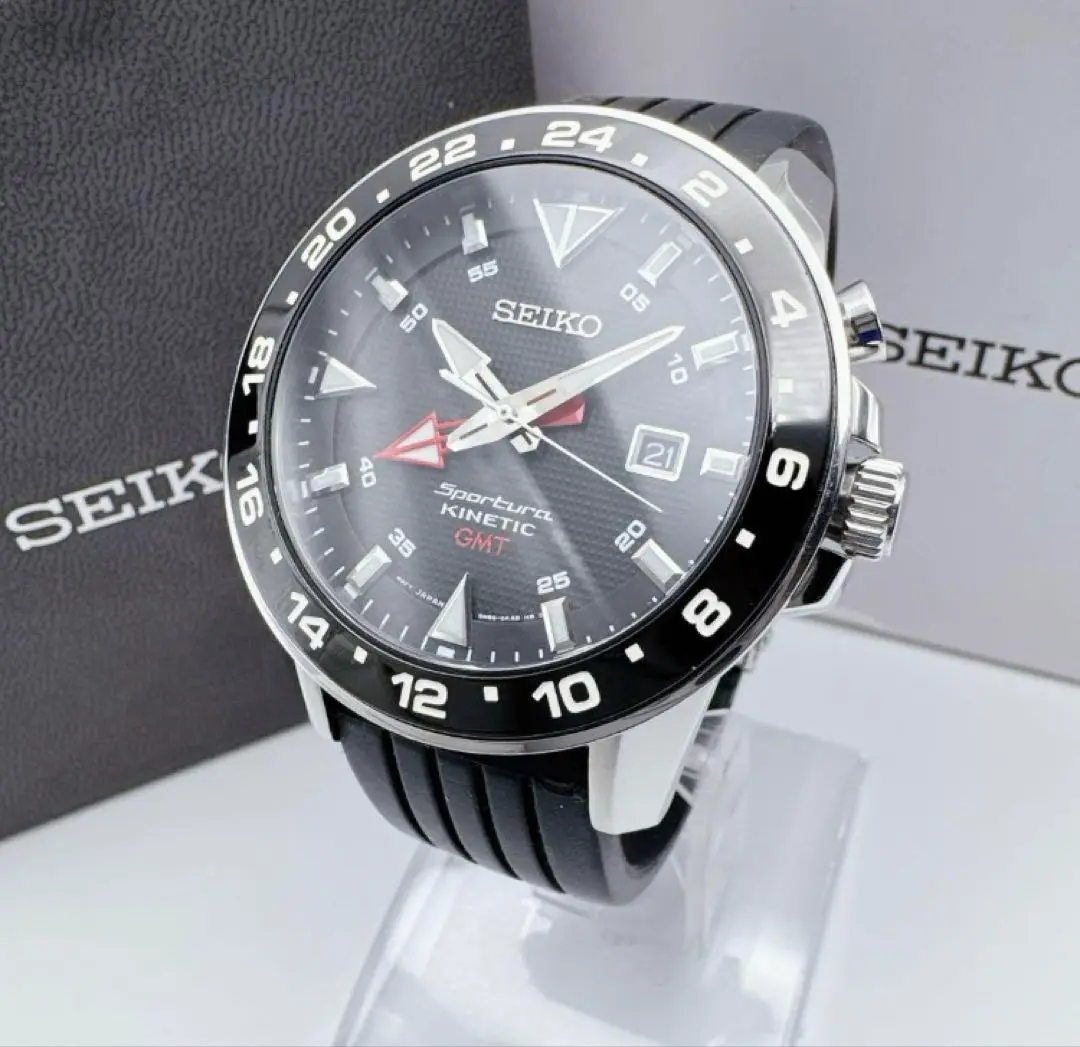 SEIKO KINETIC メンズ 腕時計 自動巻き 【動作確認済み】 - メルカリ