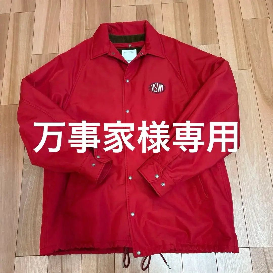 torakuro　　visvim ビズビム　COACH JKT RED3 COACH JKT