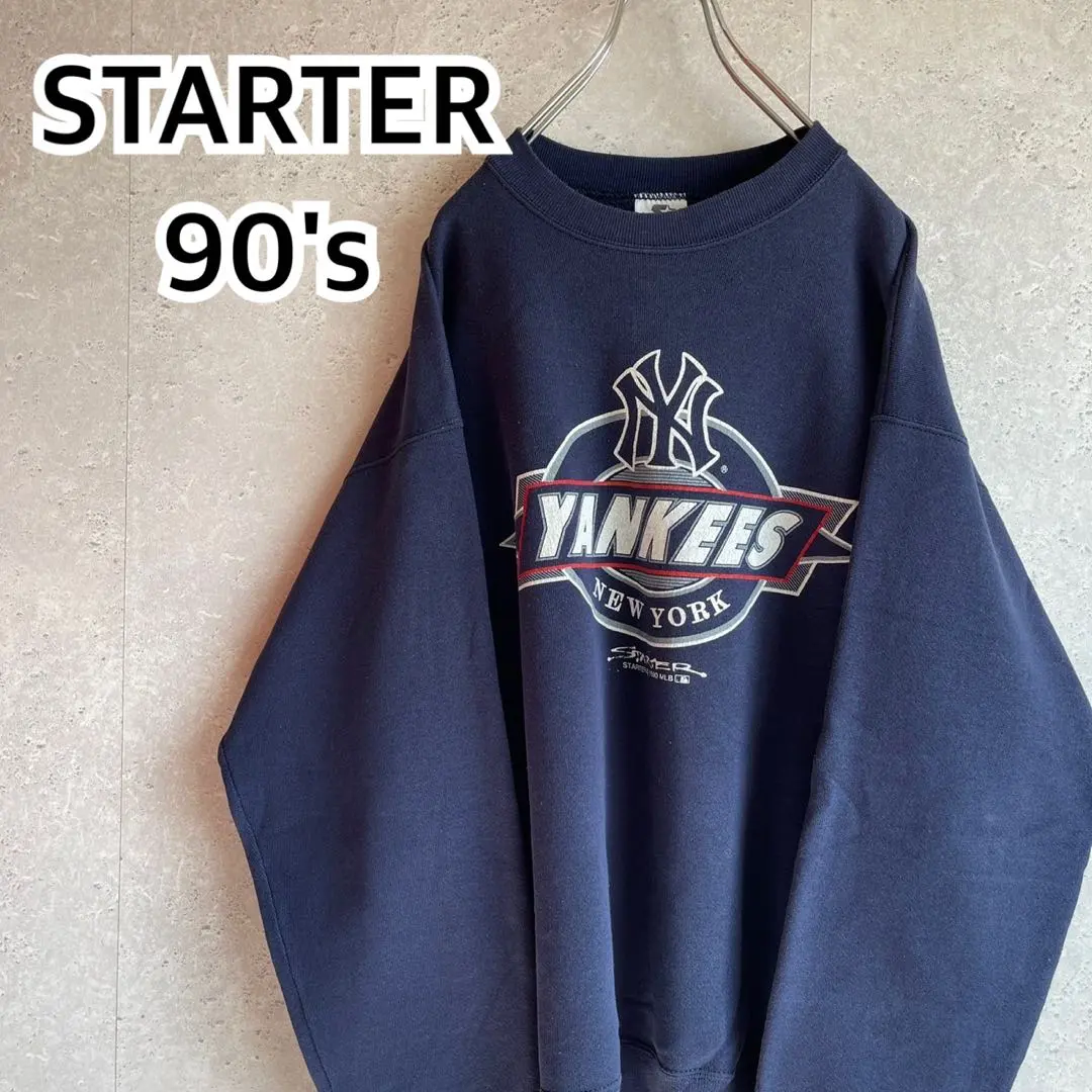 Thumbnail of Super rare 90s Starter MLB popular Yankees USA made sweat shirt