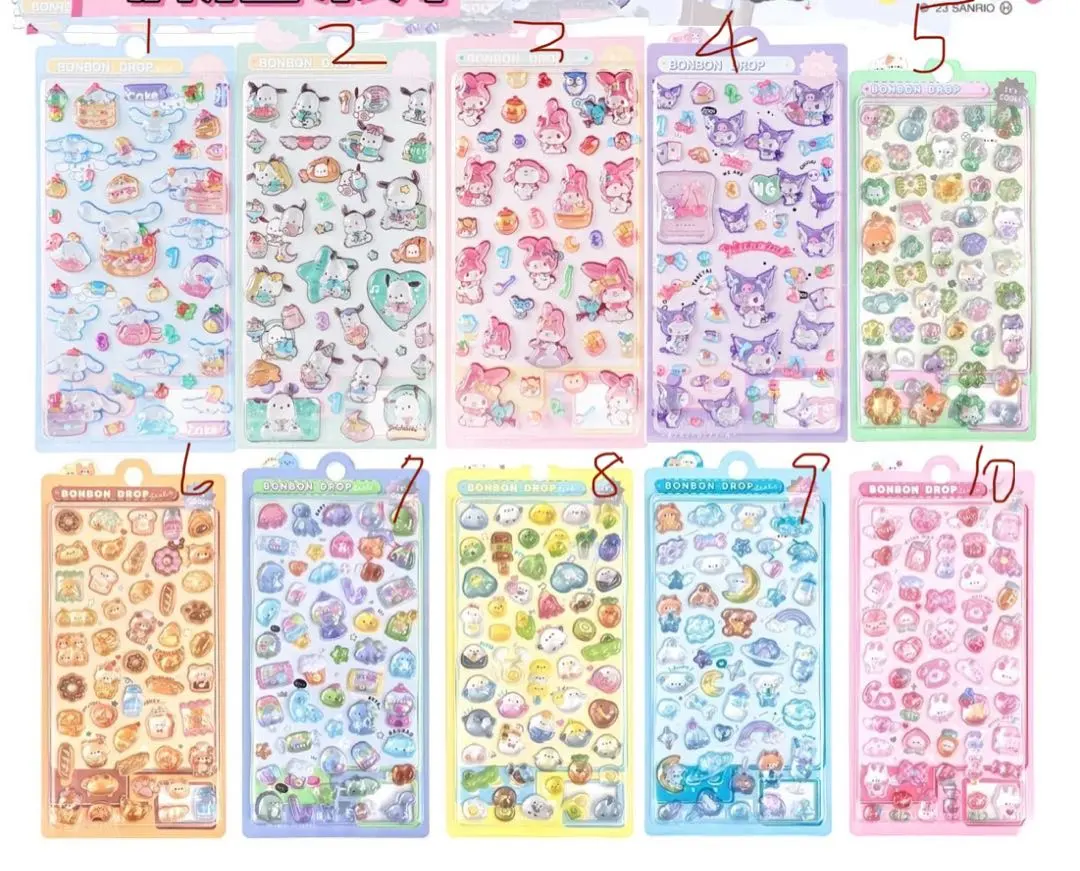 Thumbnail of Cute animal sticker set (2 sheets)