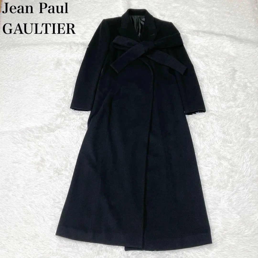 ○美中古 JeanPaulGAULTTER ゴルチェ 高級ウールデザインPコート