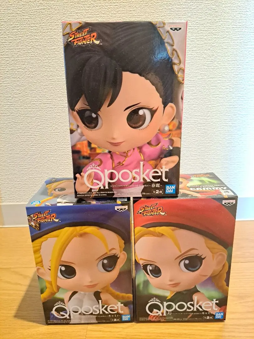 qposket ストリートファイター（キャミィ、春麗）、ハーレイクイン8点セット Amazon.com: Banpresto Street Fighter Series Q Posket-Cammy