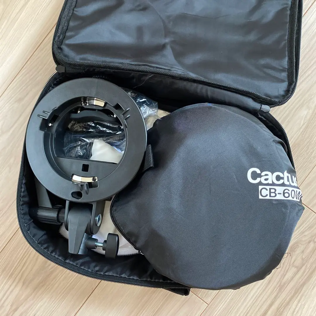 Cactus CB-60W グリッド付き＋スタンド CACTUS CB-60Wレビュー】コンパクト型ソフトボックスの中身と