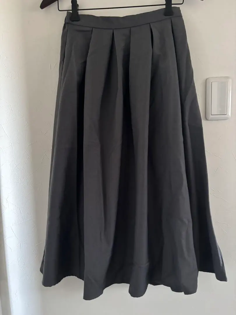 Thumbnail of Gray flared skirt