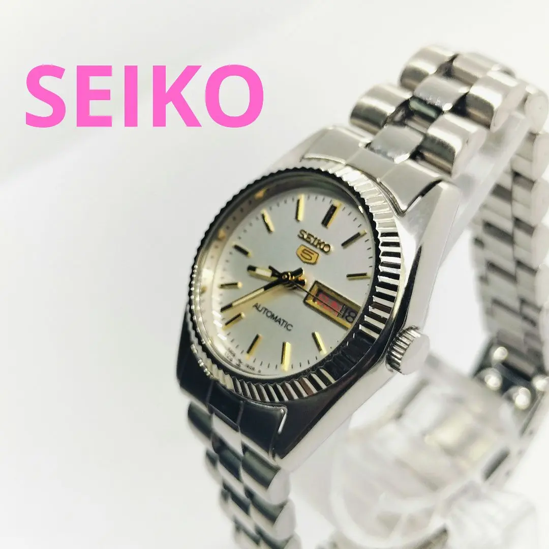 未使用品　SEIKO5 レディース　自動巻き腕時計　 SUA611K 　シルバー 2025年最新】Yahoo!オークション -セイコー seiko セイコー5