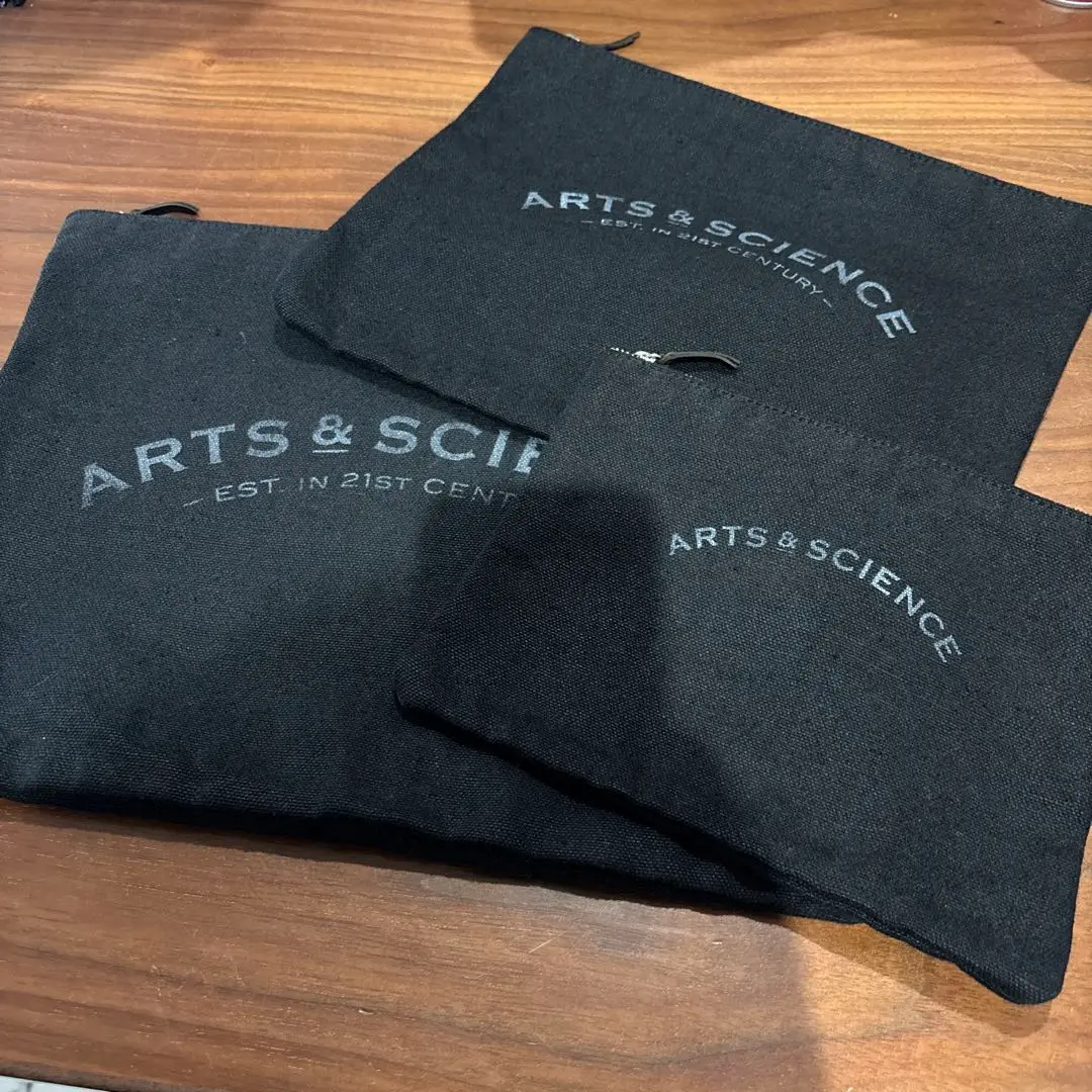 arts&science 黒いリネン生地のポーチ 大中小 3セット 2025年最新】ARTS&SCIENCE レディース ポーチの人気アイテム